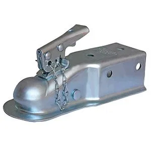 87076 – HUSKY TOWING Trailer Coupler, Straight 3 Inch Wide Channel Mount Bolt-On 6000 Pound Gross Trailer Weight Capa...
